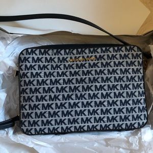 Michael Kors Jet Set Travel Logo Crossbody Bag